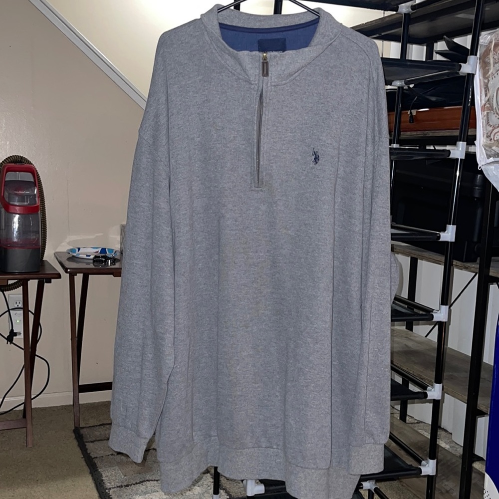 Mens US Polo size 4XLT long sleeve
